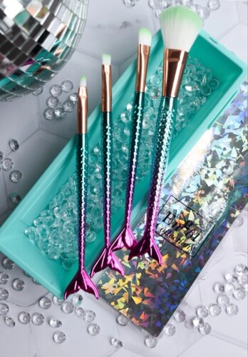 Makeup Brush Set Brochas De Sirena Precio Maquillaje Profesional