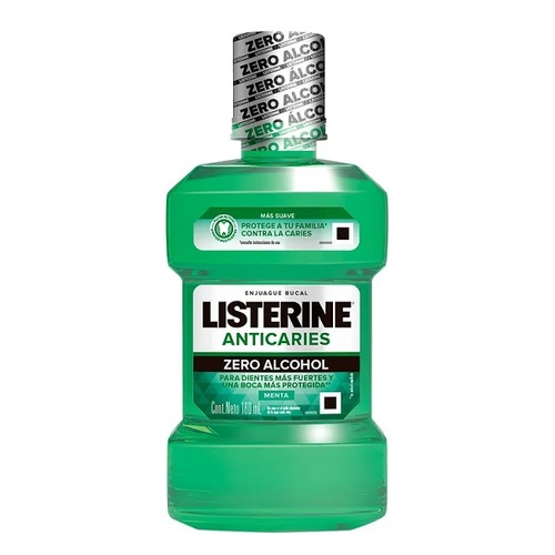 Enjuague Bucal Listerine Anticaries Zero Alcohol X 180 Ml
